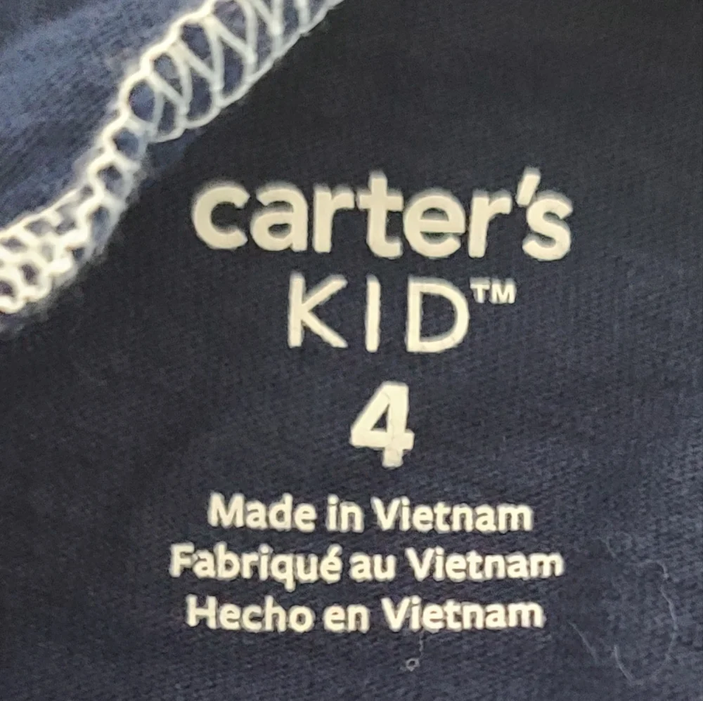 Carter's Boys Hoodle long Sleeve Shirt Size 4
